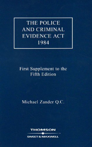 Beispielbild fr The Police and Criminal Evidence Act 1984 (1st Supplement) zum Verkauf von Anybook.com