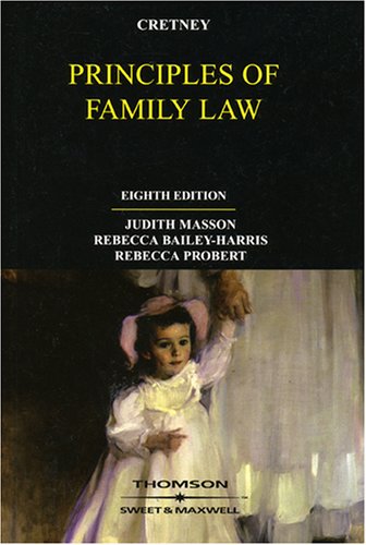 Imagen de archivo de Cretney's Principles of Family Law a la venta por Anybook.com