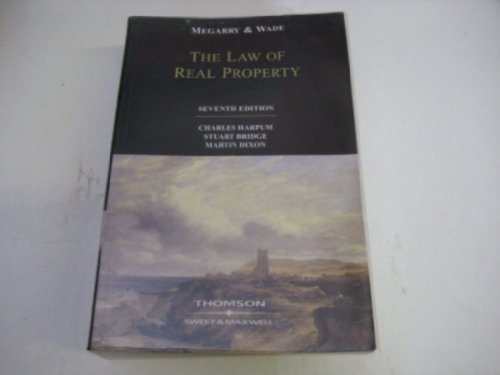 Beispielbild fr Megarry and Wade: The Law of Real Property zum Verkauf von AwesomeBooks