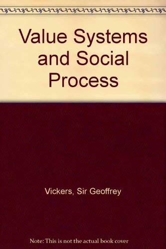 9780422719506: Value Systems and Social Process