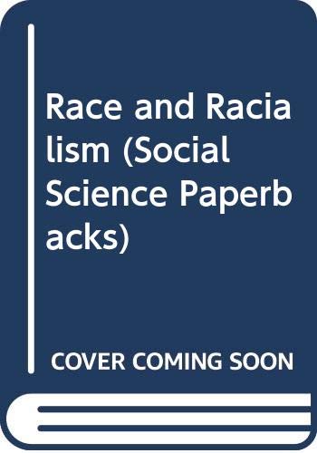Stock image for Race and Racialism (Explorations in Sociology) for sale by Kennys Bookstore