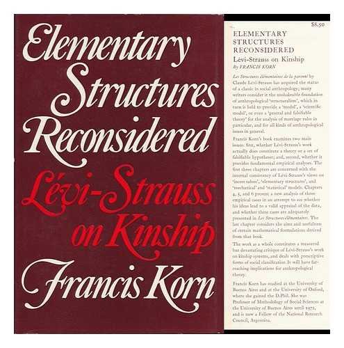 Beispielbild fr Elementary structures reconsidered: Le vi-Strauss on kinship zum Verkauf von Books From California