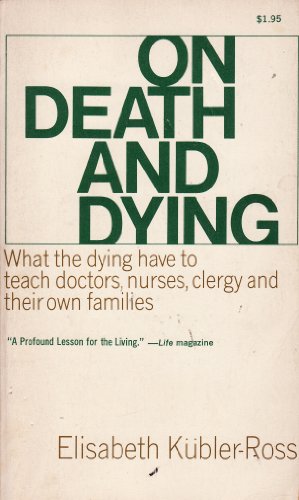 Beispielbild fr on DEATH AND DYING zum Verkauf von Reuseabook