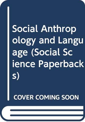 9780422755603: Social Anthropology and Language (Social Science Paperbacks)