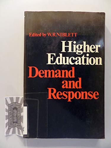 Beispielbild fr Higher Education: Demand and Response (Social Science Paperbacks) zum Verkauf von Anybook.com