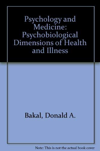 9780422770200: Psychology and Medicine: Psychobiological Dimensions of Health and Illness