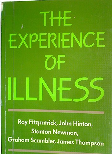 Imagen de archivo de The Experience of Illness a la venta por Better World Books