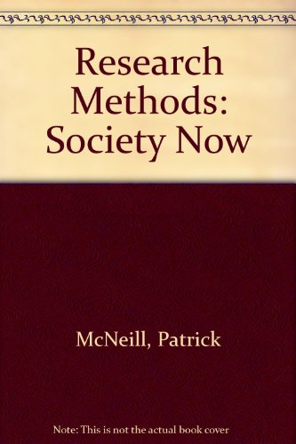 Imagen de archivo de Research Methods: Society Now a la venta por WorldofBooks