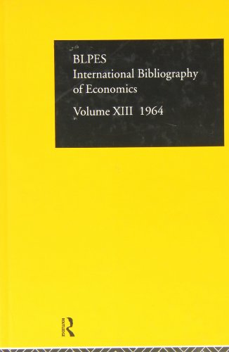 Stock image for Intl Biblio Econom 1964 Vol 13 (IBSS ECONOMICS) for sale by Phatpocket Limited