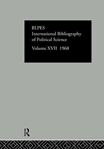 9780422805209: IBSS: Political Science: 1968 Volume 17