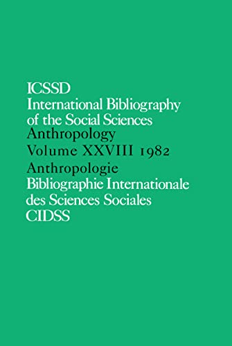 Stock image for IBSS: Anthropology: 1982 Vol 28 for sale by Phatpocket Limited