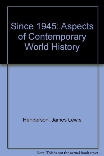 9780423456608: Since 1945: Aspects of Contemporary World History