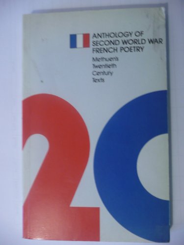 Beispielbild fr Anthology of Second World War French Poetry zum Verkauf von WorldofBooks