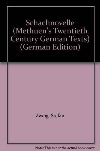 9780423515909: Schachnovelle (Methuen's Twentieth Century German Texts)