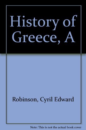 Beispielbild fr A History of Greece zum Verkauf von Winding Road Books