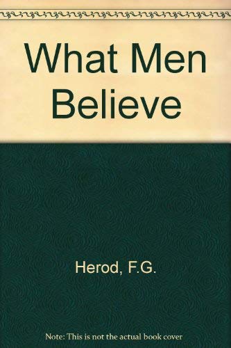 9780423786804: What Men Believe