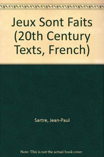 Imagen de archivo de Jeux Sont Faits (20th Century Texts, French S.) a la venta por WorldofBooks