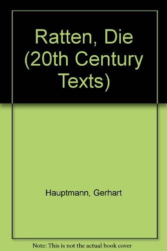 9780423869101: Ratten, Die (20th Century Texts)