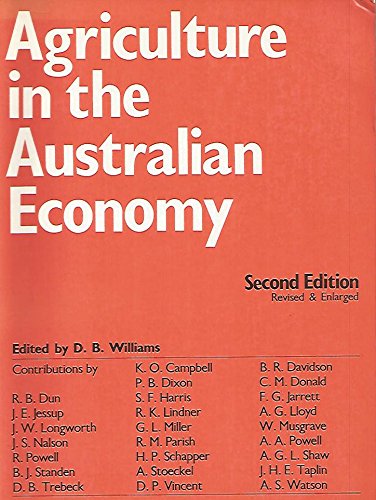 9780424000923: Agriculture in the Australian Economy