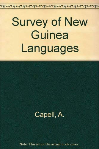 9780424054209: Survey of New Guinea Languages