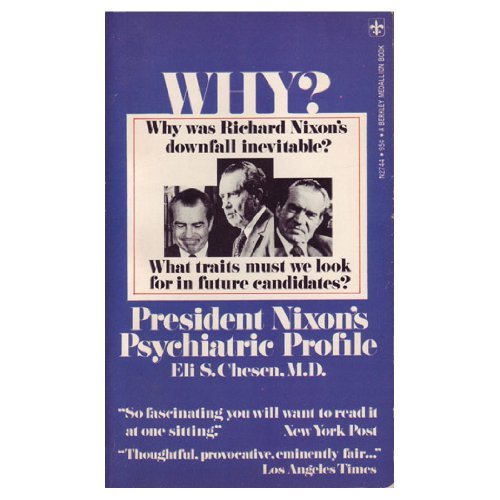 Beispielbild fr President Nixon's psychiatric profile zum Verkauf von Wonder Book