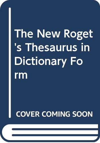 9780425028810: The New Roget's Thesaurus in Dictionary Form