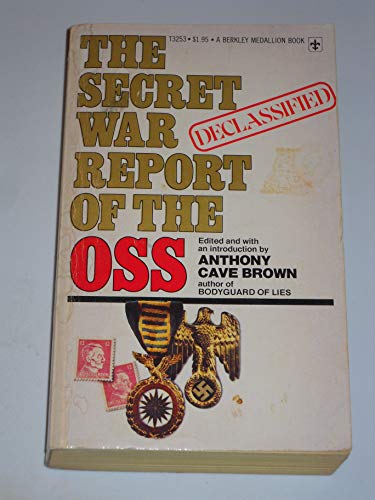 Beispielbild fr The Secret War Report of the OSS zum Verkauf von Better World Books