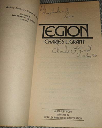 Beispielbild fr Legion zum Verkauf von Wonder Book