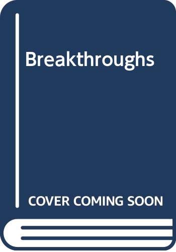 Imagen de archivo de Breakthroughs a la venta por Bank of Books