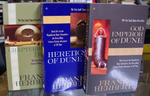 Stock image for Dune Trilogy Box Set: Chapterhouse Dune / Heretics of Dune / God Emperor of Dune for sale by Byrd Books