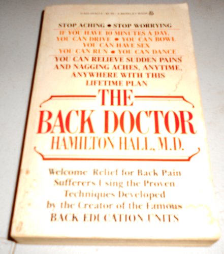 9780425053072: The Back Doctor