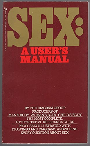 Beispielbild fr Sex A Users Manual zum Verkauf von Wonder Book