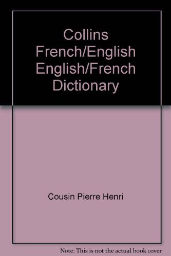 Beispielbild fr COLLINS FRENCH-ENGLISH, ENGLISH-FRENCH DICTIONARY zum Verkauf von Robinson Street Books, IOBA