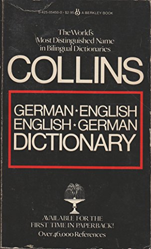 9780425054505: Title: Collins German Dict