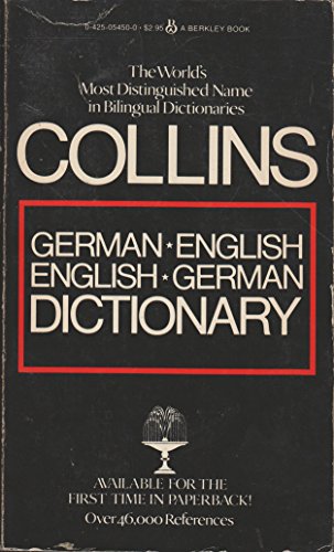 Imagen de archivo de Collins German Dict a la venta por SecondSale