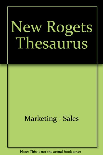 Stock image for New Rogets Thesaurus for sale by 2Vbooks