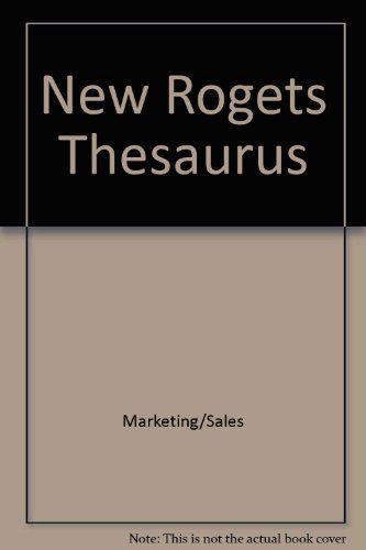 Beispielbild fr New Rogets Thesaurus zum Verkauf von Better World Books
