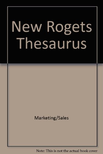 Imagen de archivo de New Rogets Thesaurus a la venta por SecondSale