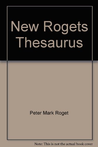 Imagen de archivo de New Rogets Thesaurus a la venta por ThriftBooks-Atlanta
