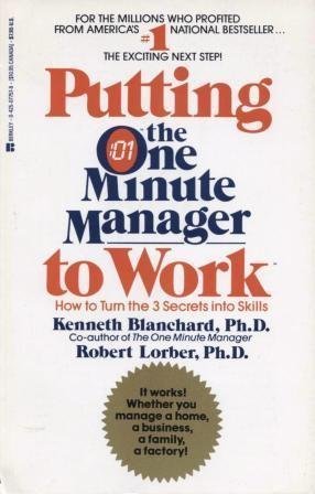 Imagen de archivo de Putting the One Minute Manager to Work a la venta por SecondSale