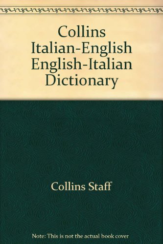 Beispielbild fr Collins Italian-English English-Italian Dictionary zum Verkauf von Better World Books