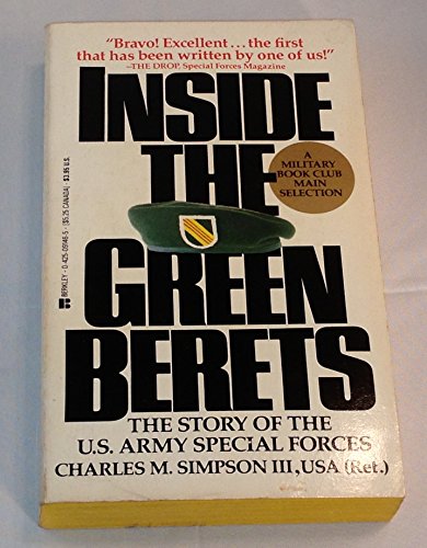 Imagen de archivo de Inside the Green Berets a la venta por Better World Books