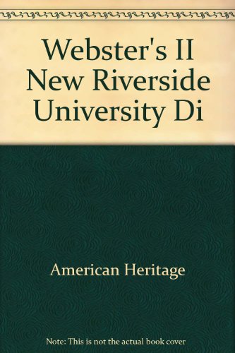 9780425091692: Websters II, New Riverside Dictionary