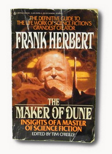 Stock image for The Maker of Dune: Insights of a Master of Science Fiction for sale by HPB-Emerald