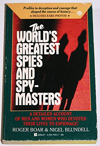 Beispielbild fr The World's Greatest Spies and Spy-Masters zum Verkauf von Wonder Book