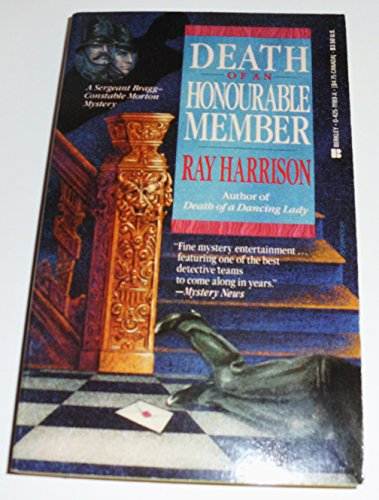 Beispielbild fr Death of an Honourable Member zum Verkauf von Wonder Book