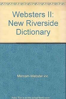 Beispielbild fr Webster's II New Riverside Dictionary zum Verkauf von Better World Books