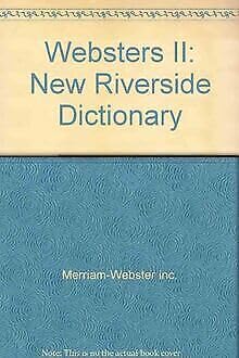 Imagen de archivo de Webster's II New Riverside Dictionary a la venta por Better World Books