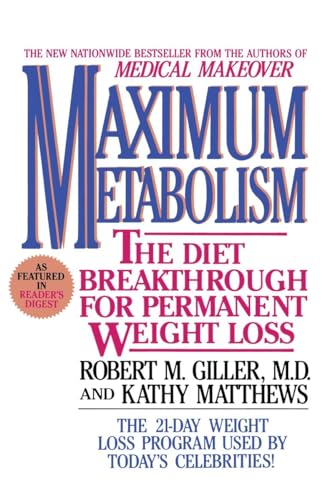 Beispielbild fr Maximum Metabolism: The Diet Breakthrough for Permanent Weight Loss zum Verkauf von SecondSale