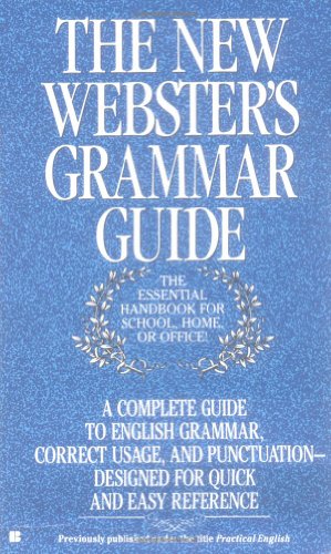 Stock image for The New Webster's Grammar Guide for sale by Better World Books